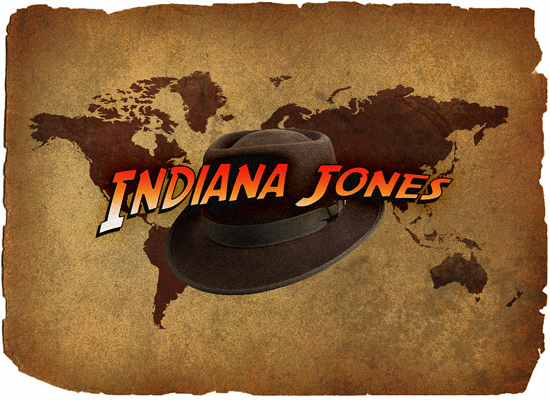 Indiana Jones Movie Text - Photoshop Tutorial