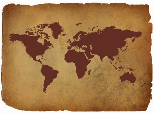 World Map Shape Added
