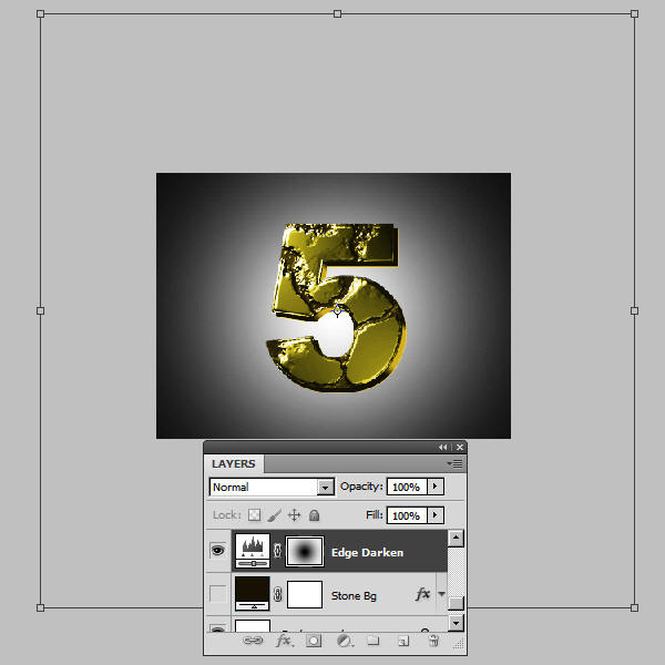 Create an Advanced Eroded Gold Effect 46