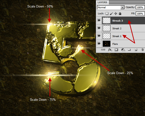 Create an Advanced Eroded Gold Effect 59
