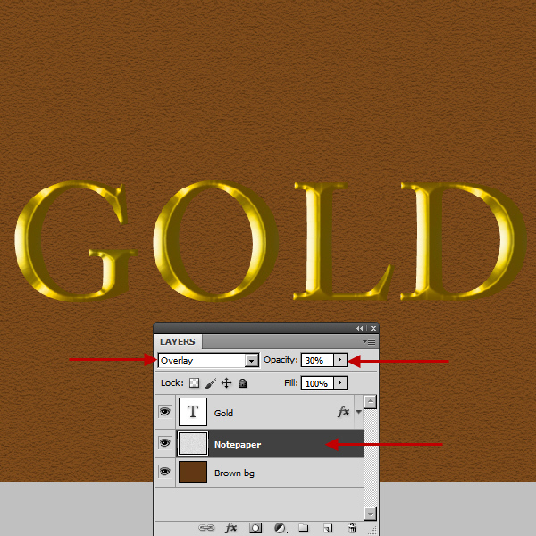 Learn a realistic gold text effect in Photoshop 15