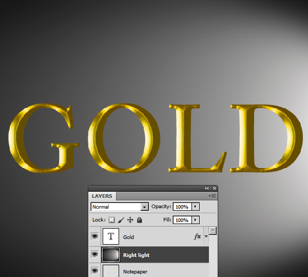Learn a realistic gold text effect in Photoshop 17