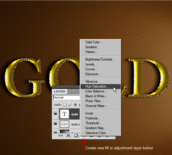 Learn a realistic gold text effect in Photoshop 26