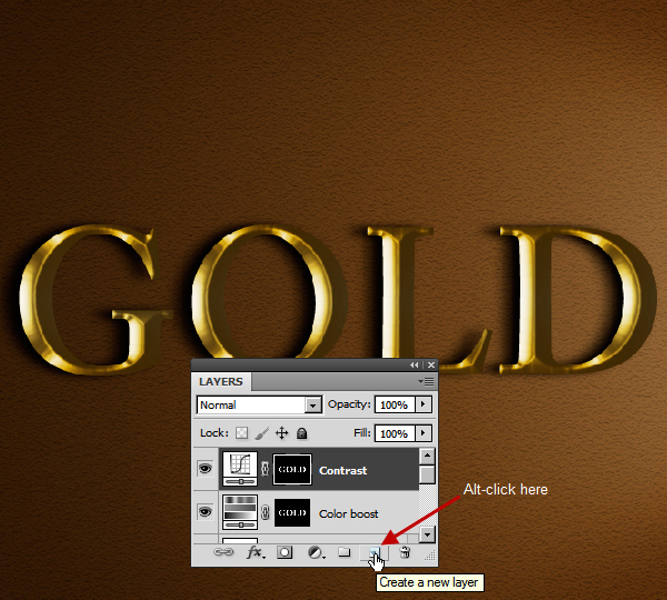 Learn a realistic gold text effect in Photoshop 30