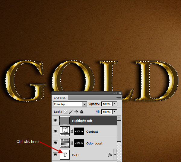 Learn a realistic gold text effect in Photoshop 32