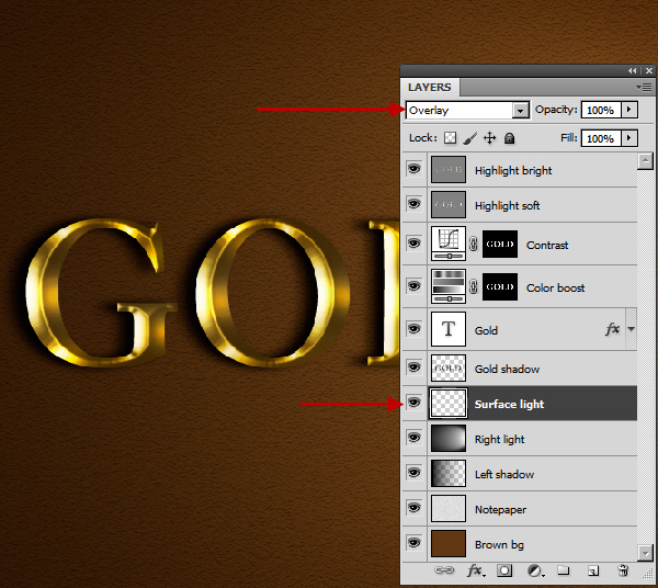 Learn a realistic gold text effect in Photoshop 39
