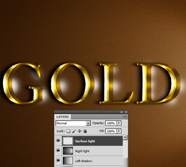 Learn a realistic gold text effect in Photoshop 42