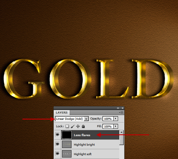 Learn a realistic gold text effect in Photoshop 44