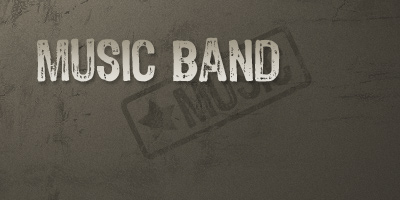music band text